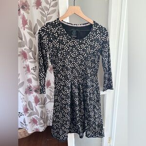 Gudrun Sjoden Black and Cream Blueberry dress